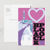 Carte Postale Amour Blackpool (Devant / Derrière)