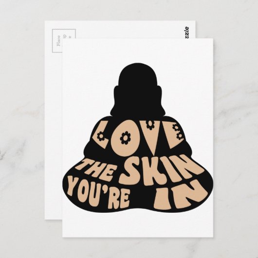 Carte Postale Amour Bouddha (Devant / Derrière)