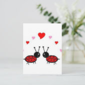 Carte Postale Amour Bug (Debout devant)