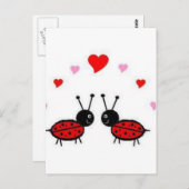 Carte Postale Amour Bug (Devant / Derrière)