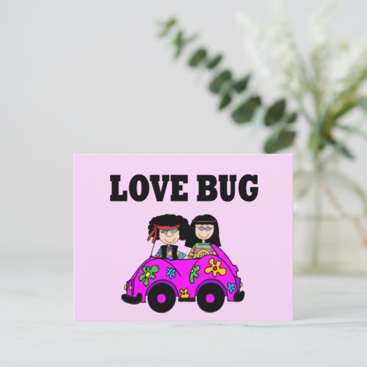 Carte Postale Amour Bug (Debout devant)