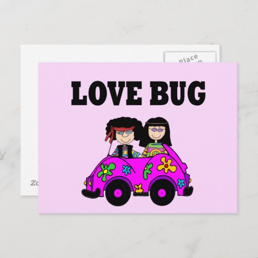 Carte Postale Amour Bug (Devant / Derrière)