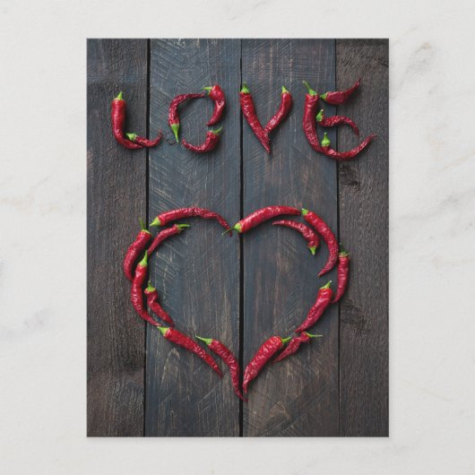 Carte Postale Amour chaud (Devant)