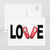 Carte Postale Amour & Chaussures (Devant / Derrière)