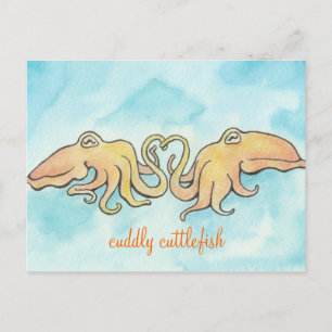 Carte Postale Amour Cuttlefish