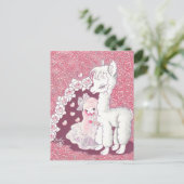 Carte Postale Amour d'Alpaca (Debout devant)