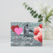 Carte Postale Amour d'anniversaire (Debout devant)