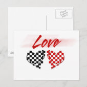 Carte Postale Amour dans la voie rapide - pour les fans de Nasca (Devant / Derrière)