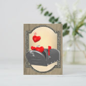 Carte Postale Amour dans le courrier (Debout devant)