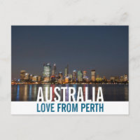 Amour d'Australie : la vue nocturne sur la ville d