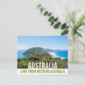 Carte Postale Amour d'Australie Paysage côtier Falaises (Debout devant)