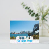 Carte Postale Amour d'Australie Sydney Harbour Bridge Opéra (Debout devant)