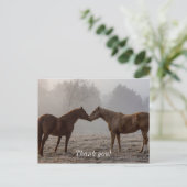 Carte Postale Amour de Cheval Merci (Debout devant)