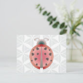 Carte Postale amour de coccinelle (Debout devant)