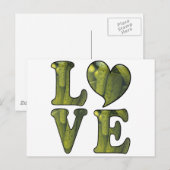 Carte Postale Amour de Cornichon (Devant / Derrière)