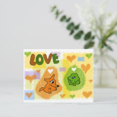 Carte Postale Amour de Fox (Debout devant)