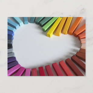 Carte Postale Amour de la couleur