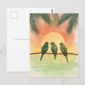 Carte Postale Amour de la cour (Devant / Derrière)