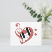 Carte Postale Amour de la musique (Debout devant)