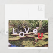 Carte Postale Amour de la nature (Devant / Derrière)