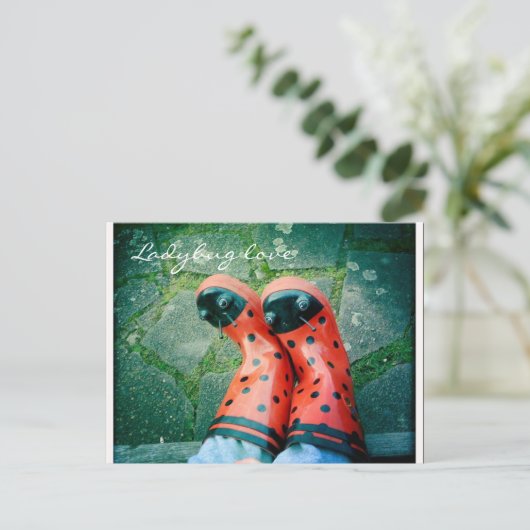 Carte Postale Amour de Ladybug (Debout devant)