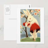 Carte Postale Amour de lapin (Devant / Derrière)