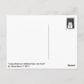 Carte Postale Amour de longue distance (Dos)