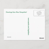 Carte Postale Amour de NH plaque d'immatriculation POSTCARD (Dos)