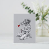 Carte Postale Amour de peinture (Debout devant)