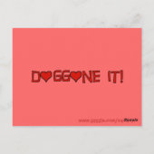 Carte Postale Amour de Pit Bull  Petey le Bull Terrier... (Dos)