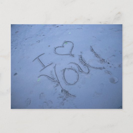 Carte Postale Amour de plage (Devant)