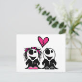 CARTE POSTALE AMOUR DE ZOMBIE (Debout devant)