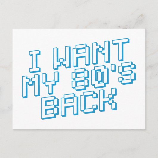 Carte Postale Amour des années 80 (Devant)