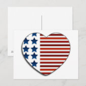 Carte Postale Amour des États-Unis (Devant / Derrière)