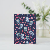 Carte Postale Amour des méduses (Debout devant)