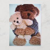Carte Postale amour d'ours de nounours (Devant)