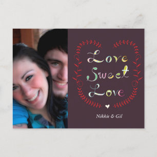 Carte Postale amour doux