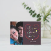 Carte Postale amour doux (Debout devant)