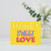 Carte Postale Amour doux comme le miel (Debout devant)