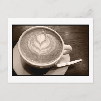 Carte Postale amour du café