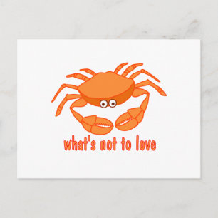Carte Postale Amour du crabe