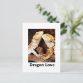 Carte Postale amour du dragon (Debout devant)