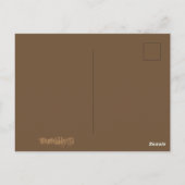 Carte Postale Amour écrit sur le sable (Dos)