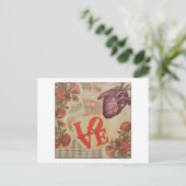 Carte Postale Amour et Coeurs (Debout devant)