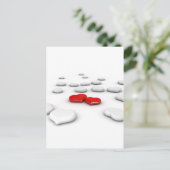 Carte Postale Amour et Coeurs multiples (Debout devant)