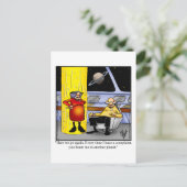 Carte postale Amour et mariage amusant Humour (Debout devant)