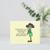 Carte Postale Amour et mariage Humour (Debout devant)