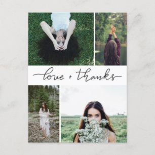 Carte Postale Amour Et Merci Photos De Diplômés Écrites À La Mai