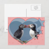 Carte Postale Amour et oiseaux (Devant / Derrière)