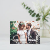 Carte Postale Amour et Remerciements Photo de remerciement de ma (Debout devant)